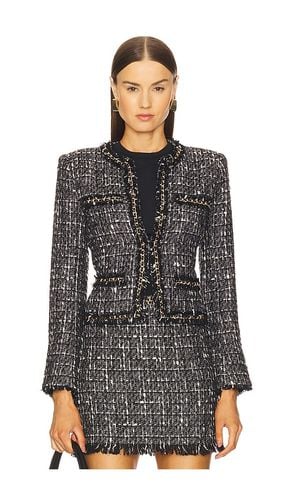 Serena Chain Tweed Blazer in Grey. - size L (also in M, S, XS, XXL) - Generation Love - Modalova