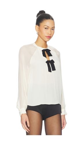 Aurelia Bow Blouse in Cream. - size L (also in M, S, XL, XS) - Generation Love - Modalova