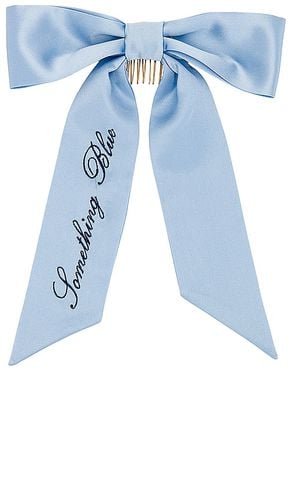 Embroidered Classic Bow in Blue - Gigi & Olive - Modalova