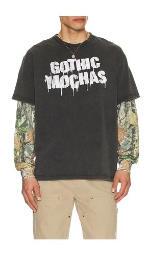 Stencil Spray Layered Long Sleeve Tee in . Taglia L. Also in M, XL/1X - Gothicmochas - Modalova