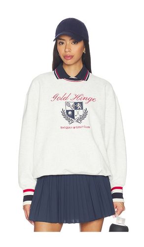 OVERSIZE-PULLOVER MIT RUNDHALSAUSSCHNITT HERITAGE in . Größe M. Also in S, XS - Gold Hinge - Modalova