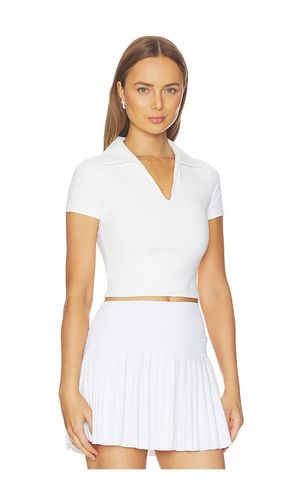 Preppy V-neck Polo Top in . Size S. Also in M, L - Gold Hinge - Modalova