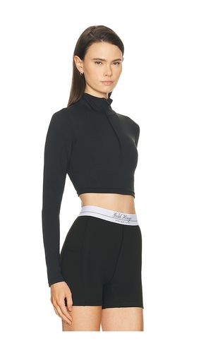 Athletic Half Zip Crop Top in . Size L. Also in M, XL - Gold Hinge - Modalova