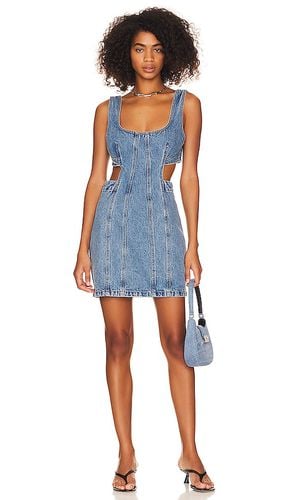 Vivi Cut Out Tank Dress in Blue. - size XL (also in XS) - GRLFRND - Modalova