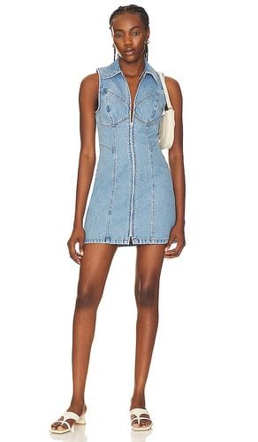 Selena Sleeveless Mini Dress in Blue. - size XS (also in XXS) - GRLFRND - Modalova