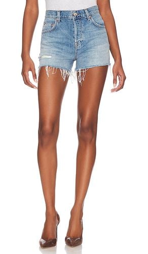 Hayden Low Rise Boyfriend Short in Blue. - size 23 (also in 24, 25, 26, 27, 29, 30, 31, 32) - GRLFRND - Modalova