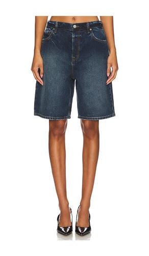 Rene Low Rise Baggy Short in Blue. - size 23 (also in 24, 25, 26, 27, 28, 29, 30, 31, 32) - GRLFRND - Modalova