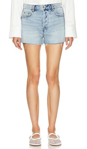 Charlie Low Rise Baggy Cut Off Short in Blue. - size 24 (also in 25, 26, 27, 28, 29, 30, 31, 32) - GRLFRND - Modalova