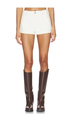Florence Low Rise Mini Short in Cream. - size 25 (also in 26, 28, 29, 30, 31, 32) - GRLFRND - Modalova