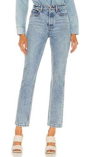 Karolina high rise straight crop en color denim claro talla 31 en - Denim-Light. Talla 31 (también en 32) - GRLFRND - Modalova