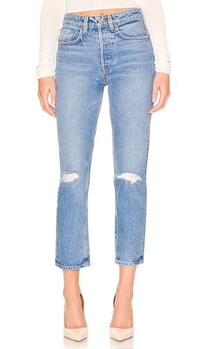 Karolina High Rise Straight Crop in Denim-Light. - size 25 (also in 31, 32) - GRLFRND - Modalova