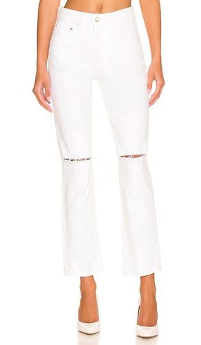 Pantalones rectos de talle alto karolina en color blanco talla 25 en - White. Talla 25 (también en 30, 31, 32) - GRLFRND - Modalova