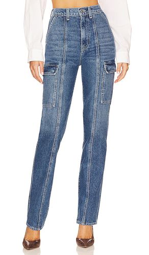 Harper high rise slim cargo en color denim-medium talla 24 en - Denim-Medium. Talla 24 (también en 25) - GRLFRND - Modalova