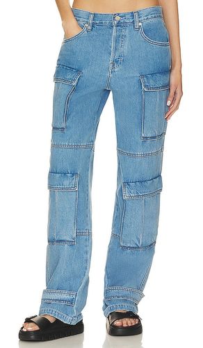 Lex Cargo Jeans in Denim-Medium. - size 23 (also in 28) - GRLFRND - Modalova
