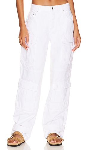 Lex cargo jean en color blanco talla 23 en - White. Talla 23 (también en 25, 26, 27, 28, 29, 30, 31, 32) - GRLFRND - Modalova