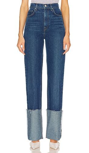 Sienna high rise big cuff jean en color azul talla 23 en - Blue. Talla 23 (también en 25, 27) - GRLFRND - Modalova