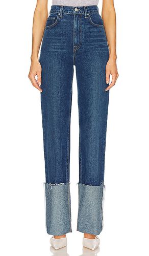 Sienna high rise big cuff jean en color azul talla 23 en - Blue. Talla 23 (también en 27) - GRLFRND - Modalova