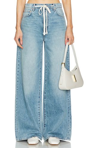 X Maggie MacDonald Lucia Drawstring Baggy Wide Leg in Blue. - size 23 (also in 24, 25, 26, 27, 29, 30, 31, 32) - GRLFRND - Modalova