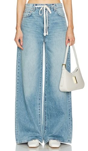 X Maggie MacDonald Lucia Drawstring Baggy Wide Leg in Denim-Light. - size 25 (also in 26, 27, 30, 31, 32) - GRLFRND - Modalova