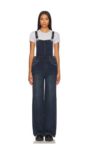 Sadie Wide Leg Overalls Jeans in Denim-Dark. - size 23 (also in 24, 25, 26) - GRLFRND - Modalova