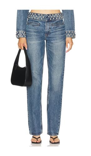 Leandra low rise straight leg jean en color azul talla 24 en - Blue. Talla 24 (también en 25) - GRLFRND - Modalova