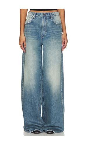 Luna Mid Rise Baggy Wide Leg in . Size 24, 25, 26, 27, 28, 29, 30, 31, 32 - GRLFRND - Modalova