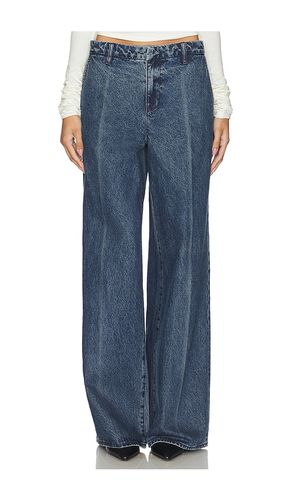 Sutton Wide Leg Trouser Jeans in Blue. - size 23 (also in 24, 25, 26, 27, 28, 29, 30, 31) - GRLFRND - Modalova