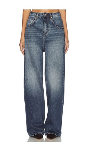 Enya Drop Rise Jeans in Denim-Dark. - size 23 (also in 24, 25, 26, 27, 28, 29, 30, 31) - GRLFRND - Modalova