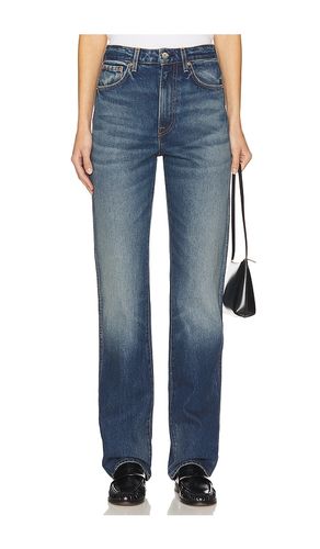 Sara Super High Rise Straight Jeans in Blue. - size 23 (also in 24, 25, 26, 27, 28, 30) - GRLFRND - Modalova