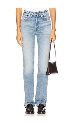 Sara High Rise Slim in Blue. - size 23 (also in 24, 25, 26, 27, 28, 29, 30, 31, 32) - GRLFRND - Modalova