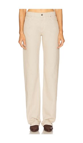 Graham Low Rise Straight Twisted Seam in Beige. - size 23 (also in 24, 25, 26, 27, 28, 29, 30, 31, 32) - GRLFRND - Modalova