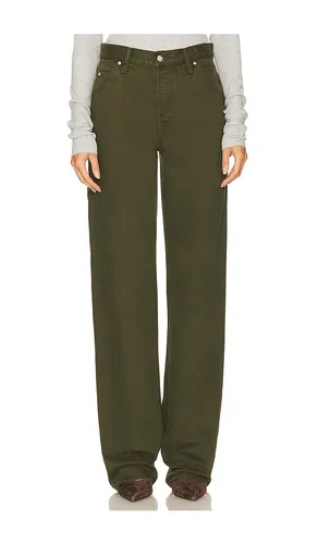 Bella Low Rise Boyfriend Utility in Olive. - size 23 (also in 29, 32) - GRLFRND - Modalova