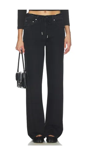 Bella Low Rise Boyfriend Drawstring in Black. - size 26 (also in 27, 28, 29, 30) - GRLFRND - Modalova