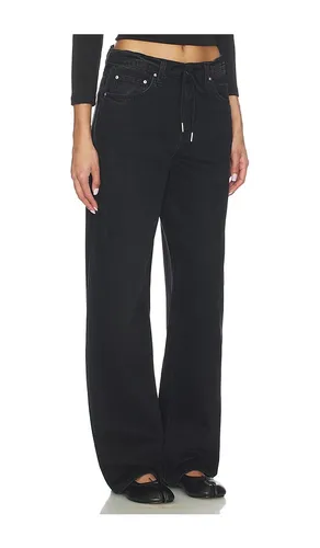 Bella Low Rise Boyfriend Drawstring in Black. - size 26 (also in 27, 28, 29, 30) - GRLFRND - Modalova