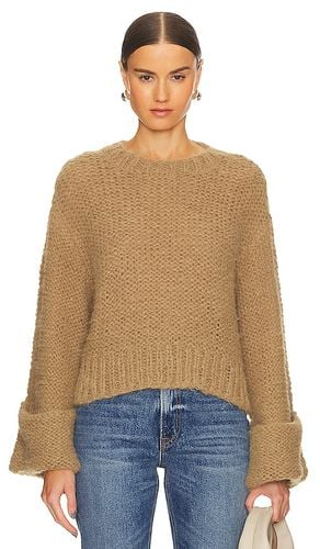 Open Stitch Knit Sweater in Tan. - size M (also in S, XS) - GRLFRND - Modalova