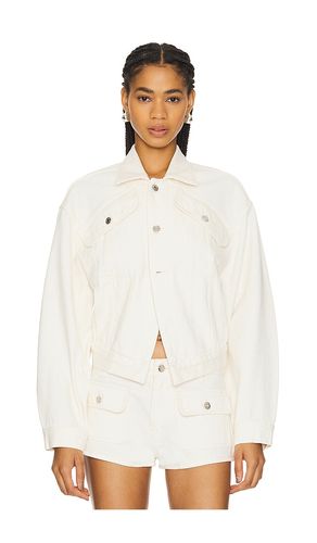 Amelia Oversized Cinched Waist Jacket in Beige. - size XL (also in XXS) - GRLFRND - Modalova