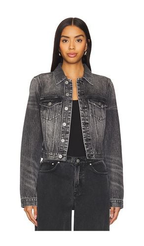 Maeve Fitted Denim Jacket in Black. - size L (also in M, S, XL, XS, XXS) - GRLFRND - Modalova