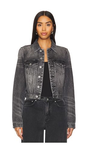 Maeve Fitted Denim Jacket in Grey. - size XS (also in XXS) - GRLFRND - Modalova