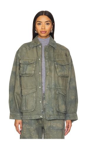 Kaia Oversized Drawstring Jacket in Green. - size L (also in M, S, XL, XS, XXS) - GRLFRND - Modalova