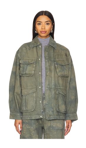 Kaia Oversized Drawstring Jacket in Green. - size S (also in XS, XXS) - GRLFRND - Modalova