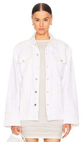 Jessie Body Drill Shirt Jacket in White. - size M (also in L, S, XL, XS, XXS) - GRLFRND - Modalova