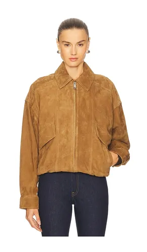 Wren Suede Bomber in . Size L. Also in XL - GRLFRND - Modalova
