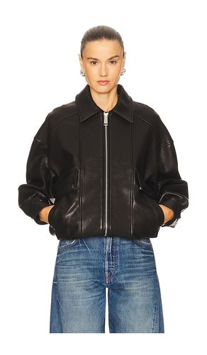 Wren Leather Bomber in . Size S. Also in XS, XXS - GRLFRND - Modalova