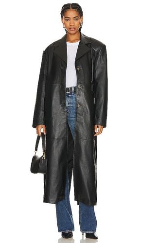 The Long Leather Coat in . - size M (also in S) - GRLFRND - Modalova