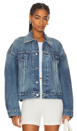 Christi Oversized Denim Jacket in Blue. - size L (also in XL, XXS) - GRLFRND - Modalova