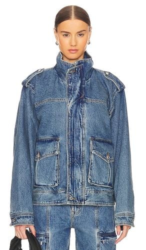 Arden Cargo Jacket in Denim-Medium. - size S (also in XS) - GRLFRND - Modalova