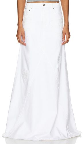 Falda maxi fiona godet en color blanco talla 23 en - White. Talla 23 (también en 24, 25, 26) - GRLFRND - Modalova