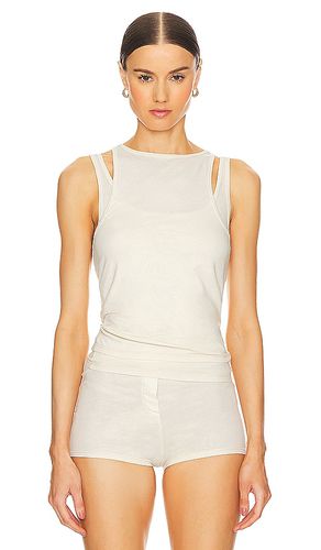 Layering Jersey Tank Set in Beige. - size L (also in M, XL) - GRLFRND - Modalova