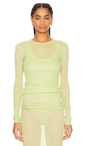 Camiseta long sleeve mesh en color verde talla XS en - Green. Talla XS (también en XXS) - GRLFRND - Modalova