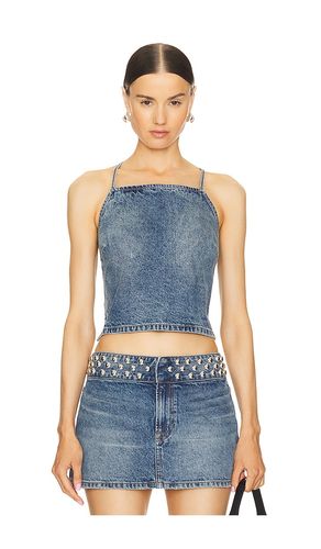 Yoli Cross Back Cami in Denim-Medium. - size L (also in XL, XS, XXS) - GRLFRND - Modalova
